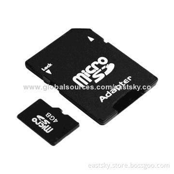 microSD Memory Card, 64MB to 32GB for Choices, Brand/OEM/Custom Logos are Available